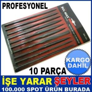 10 PARÇA ÖZEL ÇELİK PROFESYONEL EĞE BIÇAK SETİ