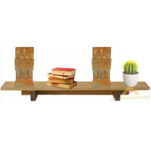 2'Li Set Porselen Kitap Dayama Standı Antik Mısır Dönemi Tanrıça Hathor Mykerinos Firavun Heykeli