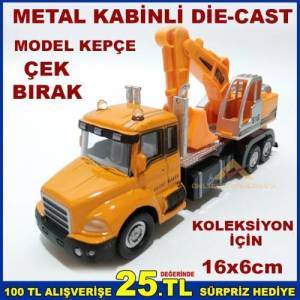 Metal Kabin Dei-Cast Koleksiyon İçin Model Kepçe