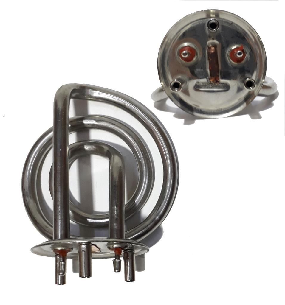 Orijinal Cr-Ni Kettle Rezistans Ortadan Bağlantı 13mm Vida Girişi 3 Vida 2 Elektirik Girişi Vardır