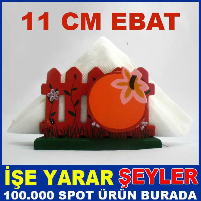 DEKORATİF RENKLİ MEYVE BAHÇESİ DESENLİ PEÇETELİK