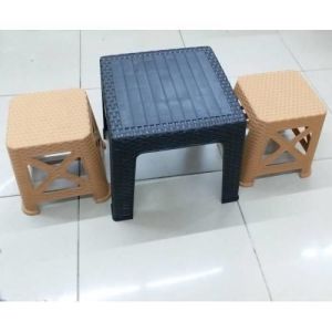3 Parça Raddan Oturma Grubu 2 Tabure +Sahpalı Oturak Set,Sehpa+Çift Tabure Satranç-Tavla Oyun Masası