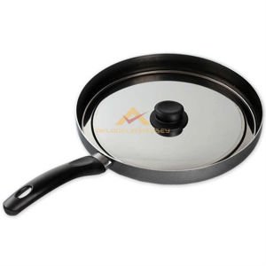 32cm TEFLON İÇ YÜZEYLİ YANMAZ YAPIŞMAZ KAPAKLI BALIK TAVASI