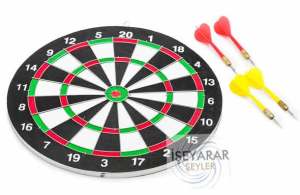 42cm Çift Yönlü Profesyonel Ahşap Dart Seti