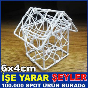 EV MODEL METAL TEL ÖRGÜLÜ NİKAH ŞEKERLİĞİ