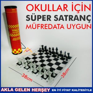 VALE OKUL TİPİ KATLANABİLİR SATRANÇ OYUN TAKIMI