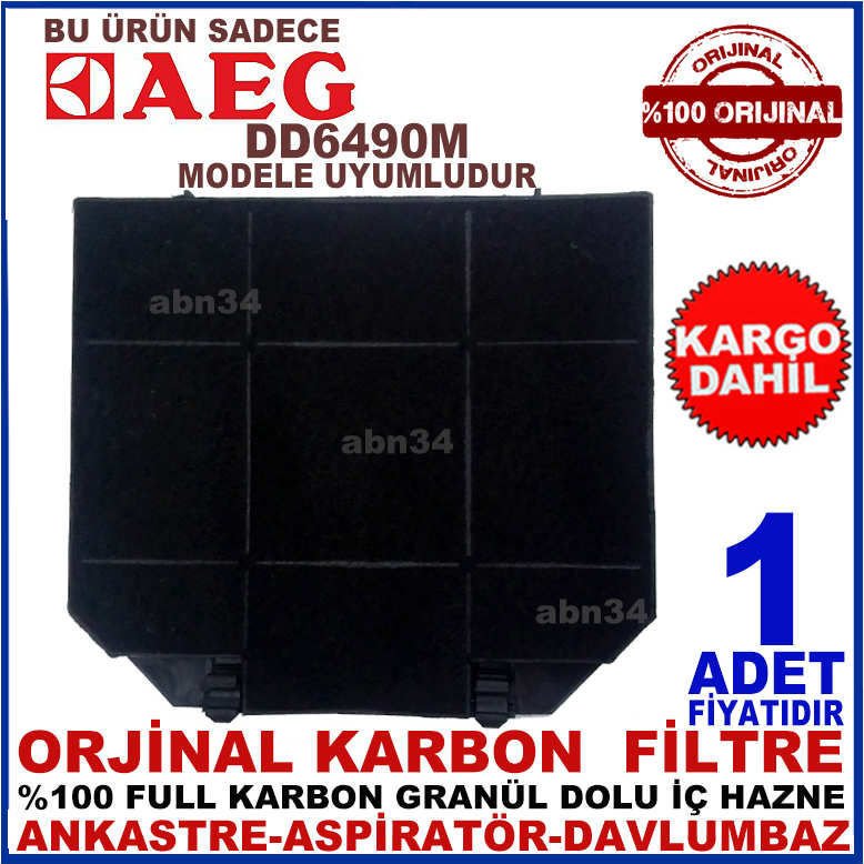 AEG DD6490M ANKASTRE DAVLUMBAZ ASPİRATÖR KARBON FİLTRESİ-1013