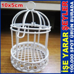 KAFES MODEL METAL TEL ÖRGÜLÜ NİKAH ŞEKERLİĞİ