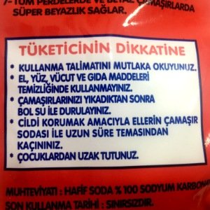 Kireç Çözücü Yumuşatıcı Ren Koruyucu Beyazlatıcı Çamaşır Sodası Elde ve Makinada Kullanılan 500 gr