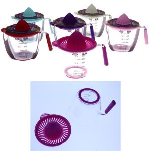 Efsane Home 500 ml Narenciye Sıkacağı Ölçü Kabı Renkli Kulplu