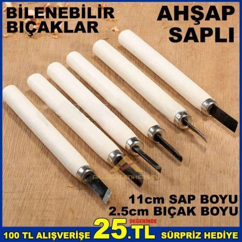 4 PARÇA KARBON ÇELİĞİ KESKİ İSKARPELA SETİ