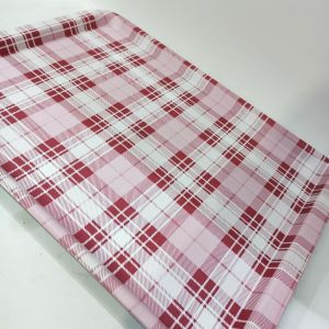 31.5 cm x 43.5 cm Dekoratif Şık Ekonomik Dikdörtgen Plastik Tepsi