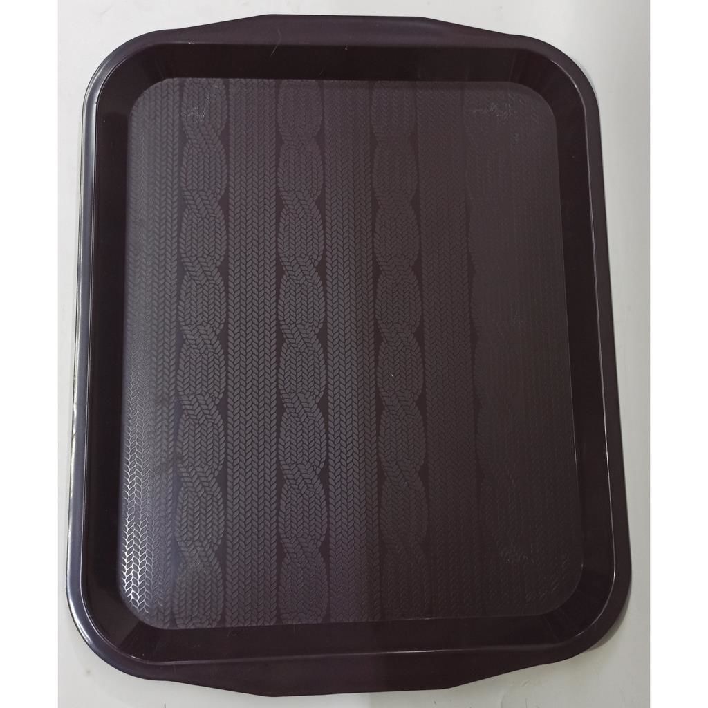 36 cm x 46 cm Kırılmaz Sağlam Şık Ekonomik Dikdörtgen Plastik Tepsi