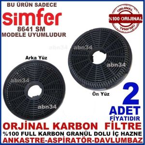 SİMFER ANKASTRE DAVLUMBAZ FİLTRESİ,Simfer 8662 SM Model Filtre