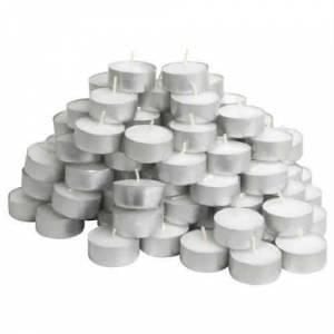 En iyi kalite Tealight Mum 100 Adet Mum 100lü Paket en uzun süre yanma garantili Tea Light mum beyaz