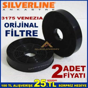SILVERLINE 2250 BASIC ANKASTRE DAVLUMBAZ FİLTRESİ SILVERLINE 2250 BASIC ASPİRATÖR KARBON FİLTRE