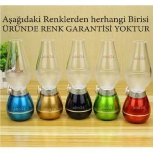 Antika Görünüm Üfleme Yanıp Sönen Harekete Duyarlı Led Lamba