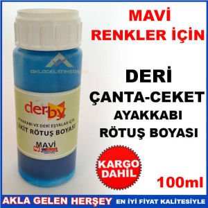 MAVİ RENK ÇANTA CEKET AYAKKABI RÖTUŞ BOYASI