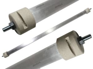 HerModel infrared Soba için 2500W Rezistans Teli+55cm Cam Taş Başlıklı Montajlı 1.Kalite Yedek Parça