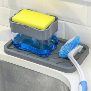 Sabun Pompası Soap Pump Dispenser El Değmeden Süngeri Sabunlayan Süper Sabunluk