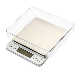Gramın 10'da 1'i Hassasiyetinde Metal Kefeli Kuyumcu Terazisi Hassas Dijital Mutfak Tartı 2kg/0.1gr