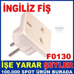 İNGİLİZ FİŞİ DÖNÜŞTÜRÜCÜ ADAPTÖR ÇEVİRİCİ