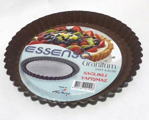 Essenso 29cm Çapında 3cm Derinlikte Granit Yapışmaz Tart Kalıbı Sağlıklıdır ve Kalitelidir Yapışmaz