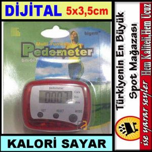 PEDOMETRE KALORİ SAYAR DİGİTAL ADIM SAYAR
