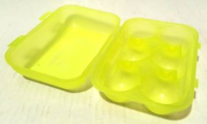 Qlux 6'lı Sağlığa Zararsız Plastikten Üretim Yumurta Saklama Kabı 16x11x7cm Boyutlarındadır
