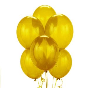 25'li Paket Metalize Balon 15 Farklı Renk Seçeneği ile 1.Kalite İtalyan 30cm Lateks Metalik Balon