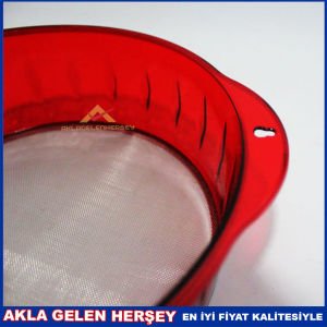 24cm PASLANMAZ TABANLI UN ELEĞİ MİDİ SÜZGEÇ 