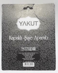Kapaklı Şişe Aparatı 2cm Şişe Giriş Çapı 7cm Boy 2,5cm Geniş Çap Yağ, Soya Sosu, Nar Ekşisi vb. İçin