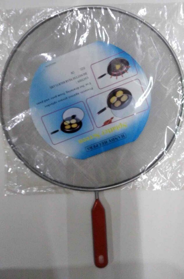 HANDY HELPERS Paslanmaz Çelik Yağ Sıçratmaz Tava Kapağı 29 Cm D-Raf