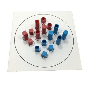 Quadru-play 16 Parça Ahşap Zeka Mantık ve Strateji Oyunu 5+ Yaş Quarto Oyunu