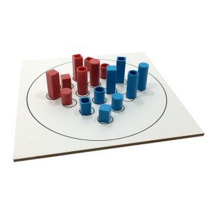 Quadru-play 16 Parça Ahşap Zeka Mantık ve Strateji Oyunu 5+ Yaş Quarto Oyunu