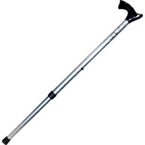 Katlanır Çanta tipi Hafif Alüminyum 6 Kademe Ayarlanabilir Metal Baston