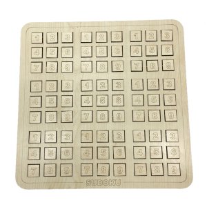 Ahşap 3D Sudoku Oyunu Zeka ve Hafıza Oyunu 82 Parça 5+ Yaş