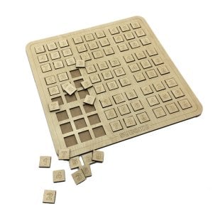 Ahşap 3D Sudoku Oyunu Zeka ve Hafıza Oyunu 82 Parça 5+ Yaş