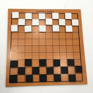 Ahşap Dama Çapraz Dama Çin Daması Oyunu Zeka ile Strateji Oyunu