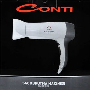 Contı Saç Kurutma Makinesi İyonizerli 2300w Difüzörlü 2 Kademeli Hız Seçeneği - 2 Yıl Garantili
