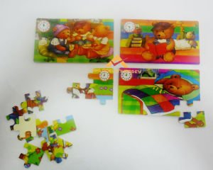 ÇOCUKLAR İÇİN EĞİTİCİ 4 FARKLI RESİMLİ PUZZLE