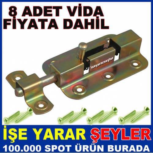 Yaylı Mavzer Sürgü Kilit Montaj Vidaları Dahil