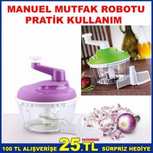 Doğrayıcı Ve Karıştırıcı Manuel Mutfak Robotu