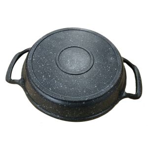 20 cm Gold Chef Granit Döküm Sahan Tava Yanmaz Yapışmaz İç Düzey