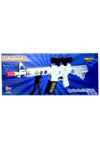 Kutulu Pilli Sesli Işıklı Hunter Oyuncak Silah