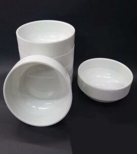 12 Adet Beyaz Melamin Çorba Kasesi 12x5cm Derin Tas Hesaplı Yoğurt Hoşaf Sütlaç Aşure Kabı Kaliteli
