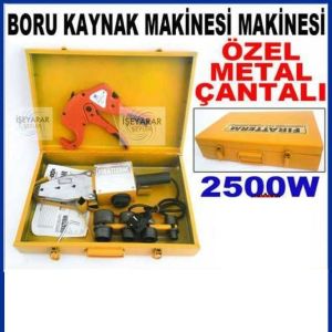 Makas Dahil Metal Çantalı Pvc Boru Tesisat Kaynak Makinesi Seti