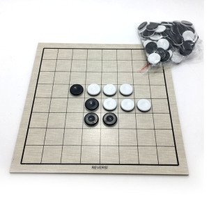Ahşap Reversi Oyunu Zeka Strateji ve Mantık Oyunu Othello +3Yaş