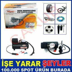 12VOLT 300 PSI CARUB OTOMOBİL BİSİKLET MOTORSİKLET LASTİK ŞİŞİRME MOTORU GÜÇLÜ HAVA KOMPROSÖRÜ