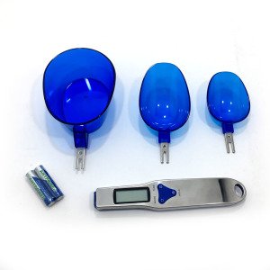 3 Başlıklı Dijital Hassas Kaşık Terazisi 500/0.1gr Mutfak Tartısı Elektronik Kaşık Terazi